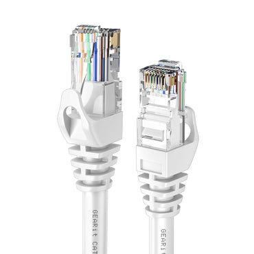 Flexible Soft Boot Cat6 Ethernet Patch Cable, White