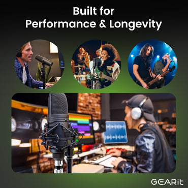 XLR Male to Female Microphone Extension Cable, Multicolor