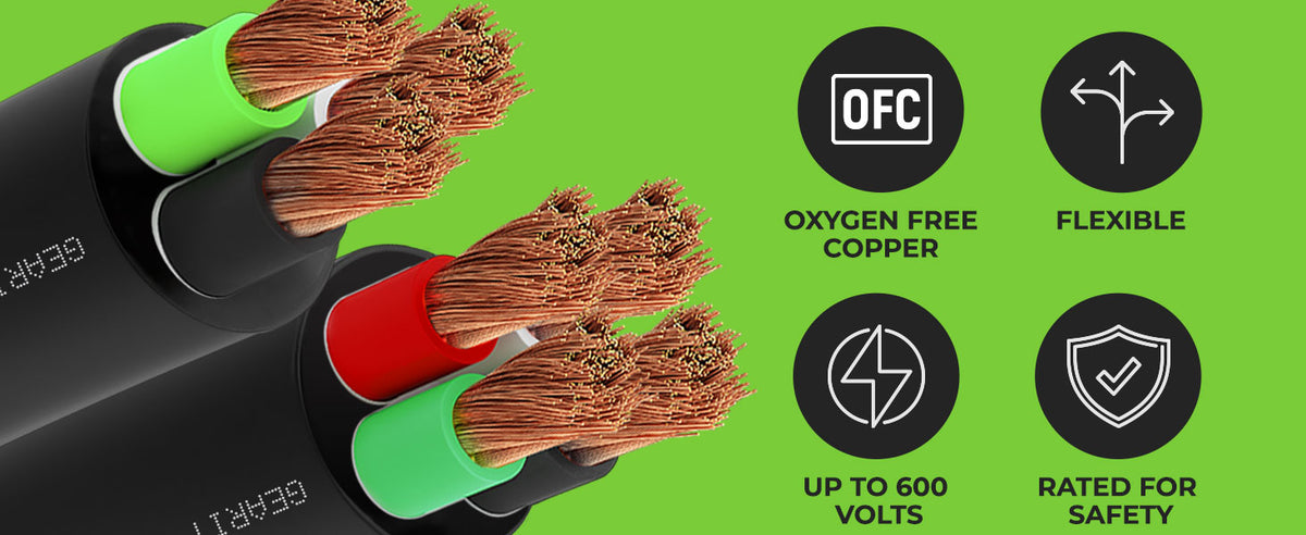 6 to 16 AWG, 3 or 4 Conductor