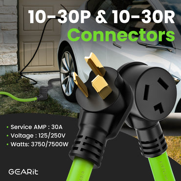 10/3 30 Amp NEMA 10-30P to 10-30R STW Extension Cord