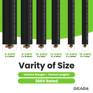 12/3 SOOW OFC Power Cable 600V Electric Wire