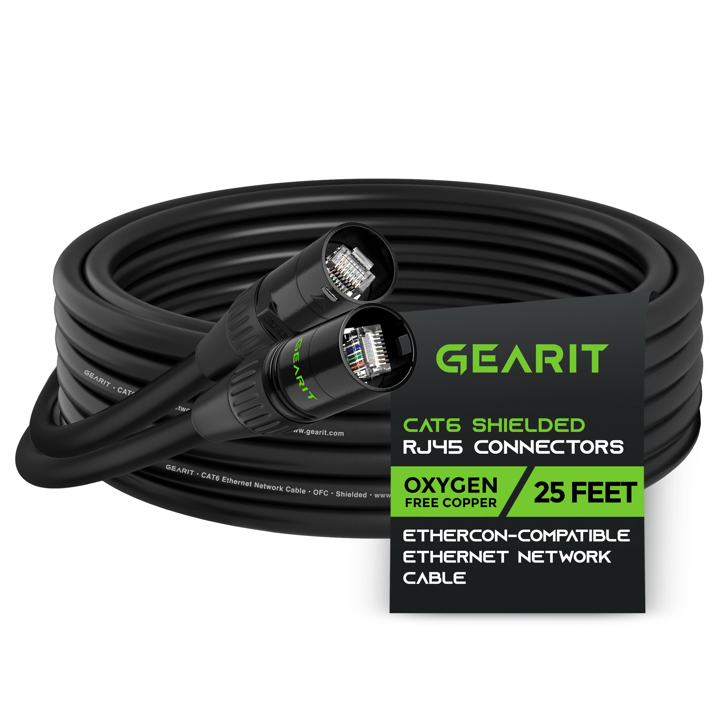 CAT6 Shielded EtherCON Cable for Pro Audio – GearIT
