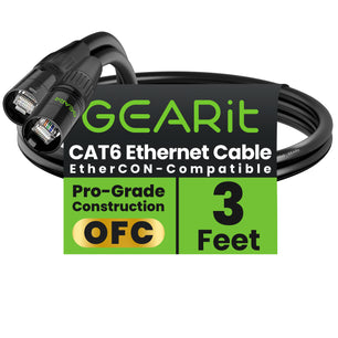 PRO CAT6 Tactical UTP Cable With Neutrik Ethercon Connectors – Male To Male