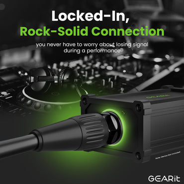 CAT6 Shielded EtherCON Cable for Pro Audio, Black