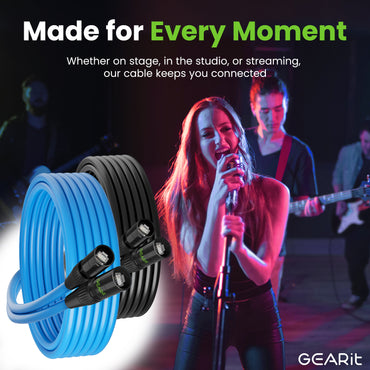 CAT6 Shielded EtherCON Cable for Pro Audio, Blue