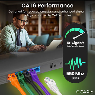 Flexible Soft Boot Cat6 Ethernet Patch Cable, Green