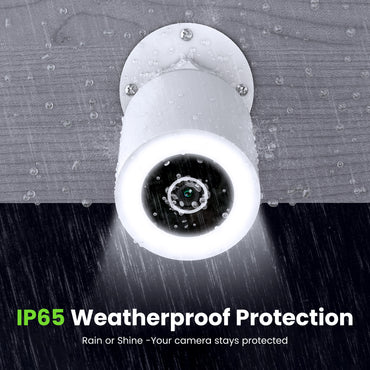 GEARit Wifi Outdoor Security Camera - 2K Video, IP65 Weatherproof, Motion Detection, Night Vision