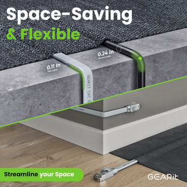 Gray Cat6 Flat Outdoor Ethernet Cable