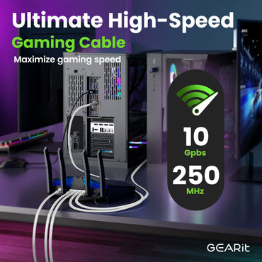 White Cat6 Flat Outdoor Ethernet Cable