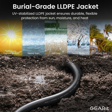 Bulk Cat6 Outdoor Ethernet Cable - DIY Kit