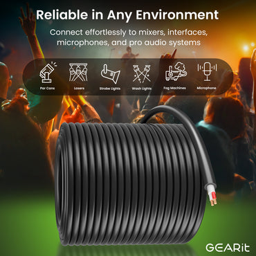 XLR / DMX OFC Bulk Cable, 300 Feet