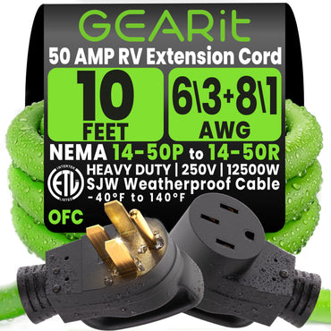 RV/EV Extension Cord - 10 Feet, image 1