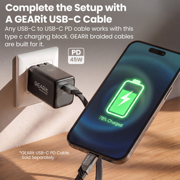 45W USB-C Super Fast GaN Charger