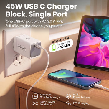 45W USB-C Super Fast GaN Charger