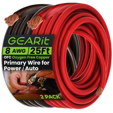 8 Gauge OFC Ground Wire - 8AWG Electrical Power Cable