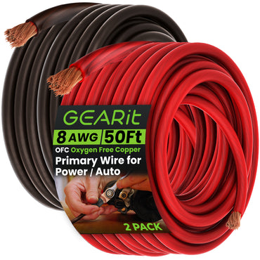 8 Gauge OFC Ground Wire - 8AWG Electrical Power Cable