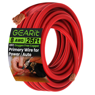 8 Gauge OFC Ground Wire - 8AWG Electrical Power Cable