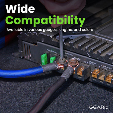 8 Gauge CCA Electrical Power Ground Wire, 25 Feet