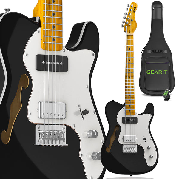 GTL-200 Shoreline Series 39in Semi-Hollow Body Premium Ash Electric Guitar with Gig Bag