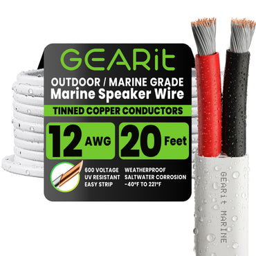 Marine Wire - 12 AWG / 2 Conductor / 20 Feet, image 1