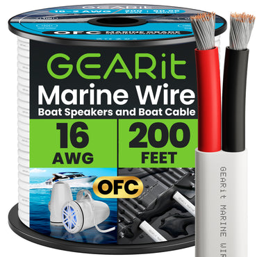16/2 AWG OFC Marine Speaker Cable - Tinned Copper Wire