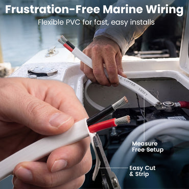 Marine Wire - 16 AWG / 2 Conductor / 20 Feet, image 7