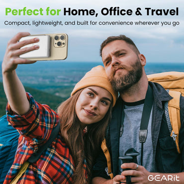 GEARit 2-in-1 MagSafe Wireless 10000mAh Power Bank