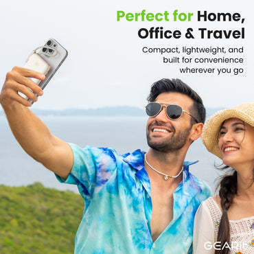 GEARit 2-in-1 10000mAh Power Bank - MagSafe Battery Pack with Kickstand