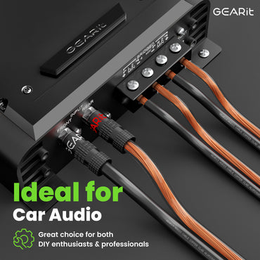 12 Gauge Speaker Wire, Speaker Cable 100ft for Car Audio, Home Theater, CCA