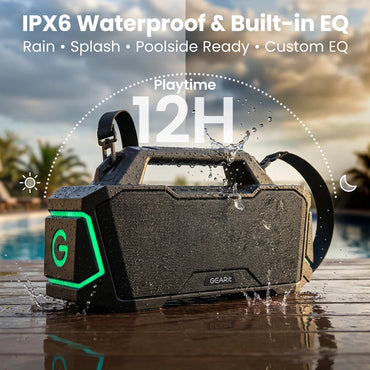 GEARit BOOM 120W Portable Bluetooth Speaker IPX6