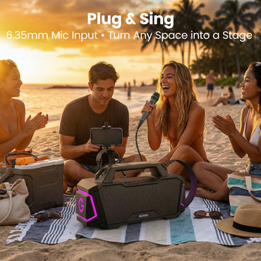 GEARit BOOM 120W Portable Bluetooth Speaker IPX6