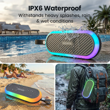 GEARit SoundBrick RGB Wireless Golf Magnetic Bluetooth Speaker 16W Audio Output - IPX6 Water-Resistant