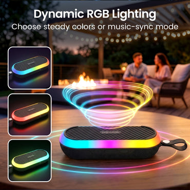 GEARit SoundBrick RGB Wireless Golf Magnetic Bluetooth Speaker 16W Audio Output - IPX6 Water-Resistant