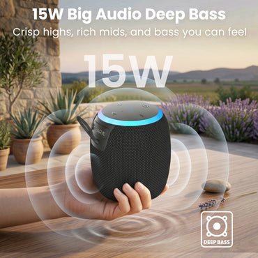 Portable Water-Resistant 15W Bluetooth Speaker