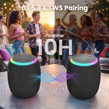 Portable Water-Resistant 15W Bluetooth Speaker