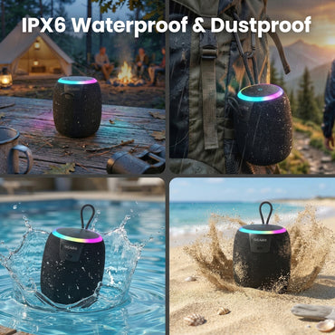 Portable Water-Resistant 15W Bluetooth Speaker