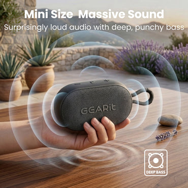 Ultra-Portable Waterproof 6W Loud Bluetooth Speaker