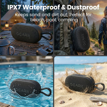 Ultra-Portable Waterproof 6W Loud Bluetooth Speaker