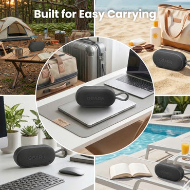 Ultra-Portable Waterproof 6W Loud Bluetooth Speaker