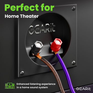 14 Gauge Speaker Wire CCA - Copper Clad Aluminum - Home Theater, Car Speakers & More