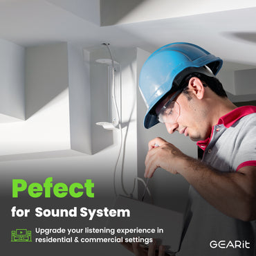 12 AWG In Wall Speaker Wire - CL2 Rated - Oxygen Free Copper (OFC), White