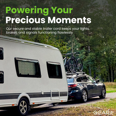 7 Way Conductor Wire RV Trailer Cord with Junction Box