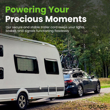 Heavy Duty 14AWG 7 Way Conductor Wire RV Trailer Cord