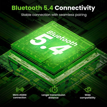 GEARit True Wireless Bluetooth Earbuds w/ Active Noise Cancellation, 22h Playtime