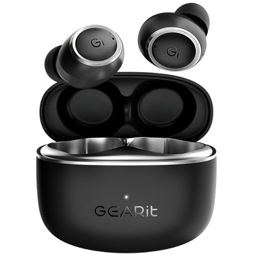 GEARit True Wireless Bluetooth Earbuds w/ Active Noise Cancellation, 22h Playtime