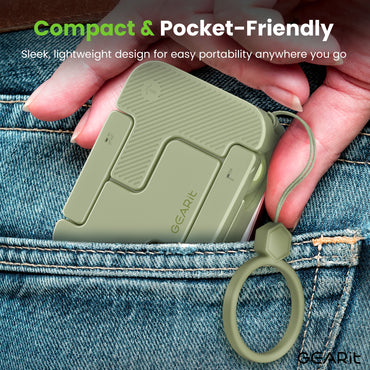 GEARit True Wireless Bluetooth Earbuds w/ Ergonomic Fit Voice Call Clarity Bluetooth 5 .3