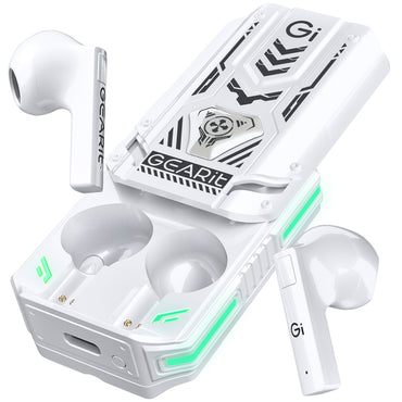 GEARit True Wireless Earbuds with Sliding RGB Charging Case w/ Sound