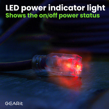 12/3 SJEOW Heavy Duty Outdoor Extension Cord, 100 Feet