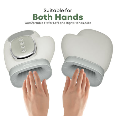 Adomii Hand Massager with Heat & Compression 9 Airbags 5-Finger Design