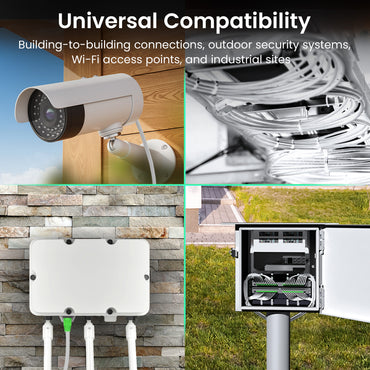 color_white | Cat6 CCA Outdoor Ethernet Cable for Direct Burial - White / 500 Feet Bulk Kit, image 5